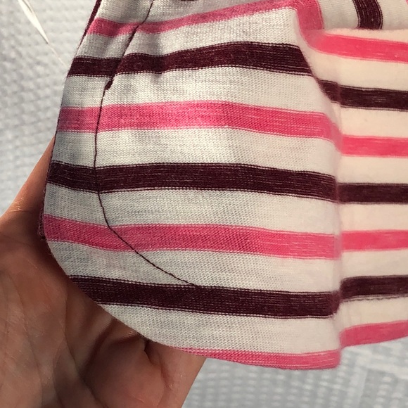 Talbots Tonal Stripe Side Panel Pullover Top LP - Picture 12 of 15